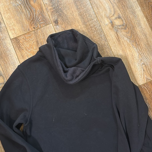 ATHLETA MEDIUM BLACK SWESTSHIRT DRESS LINED - Picture 4 of 5